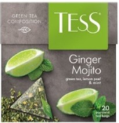 Tess Ginger Mojito Зеленый листовой 20 пакетиков