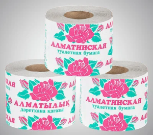 Туалетная бумага Алматинская 12 шт