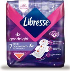 Libresse прокладки Maxi Goodnight 7 шт