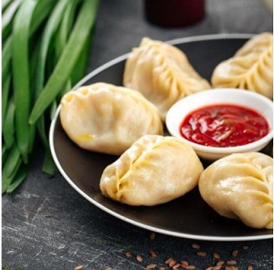 Манты (Манты с тыквой + мясом 5 шт)