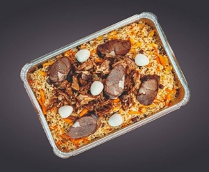 Плов Праздничный 2 кг (Плов Праздничный-казы отварная перепелиное яйцо)